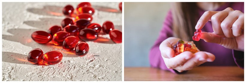 Astaxanthin softgel and gum sugar Astaxanthin softgel and gum sugar