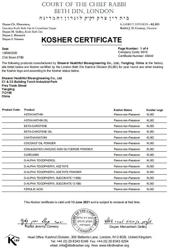 Organic Turmeric Oleoresin